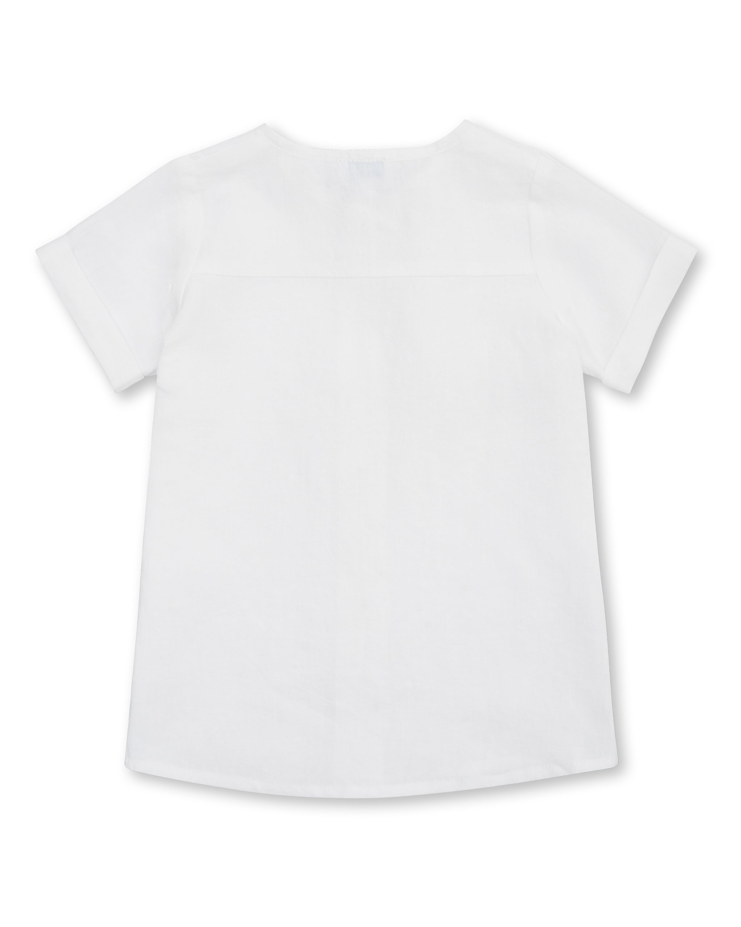 Boys' Designer Shirts, White, ages 1 to 6.