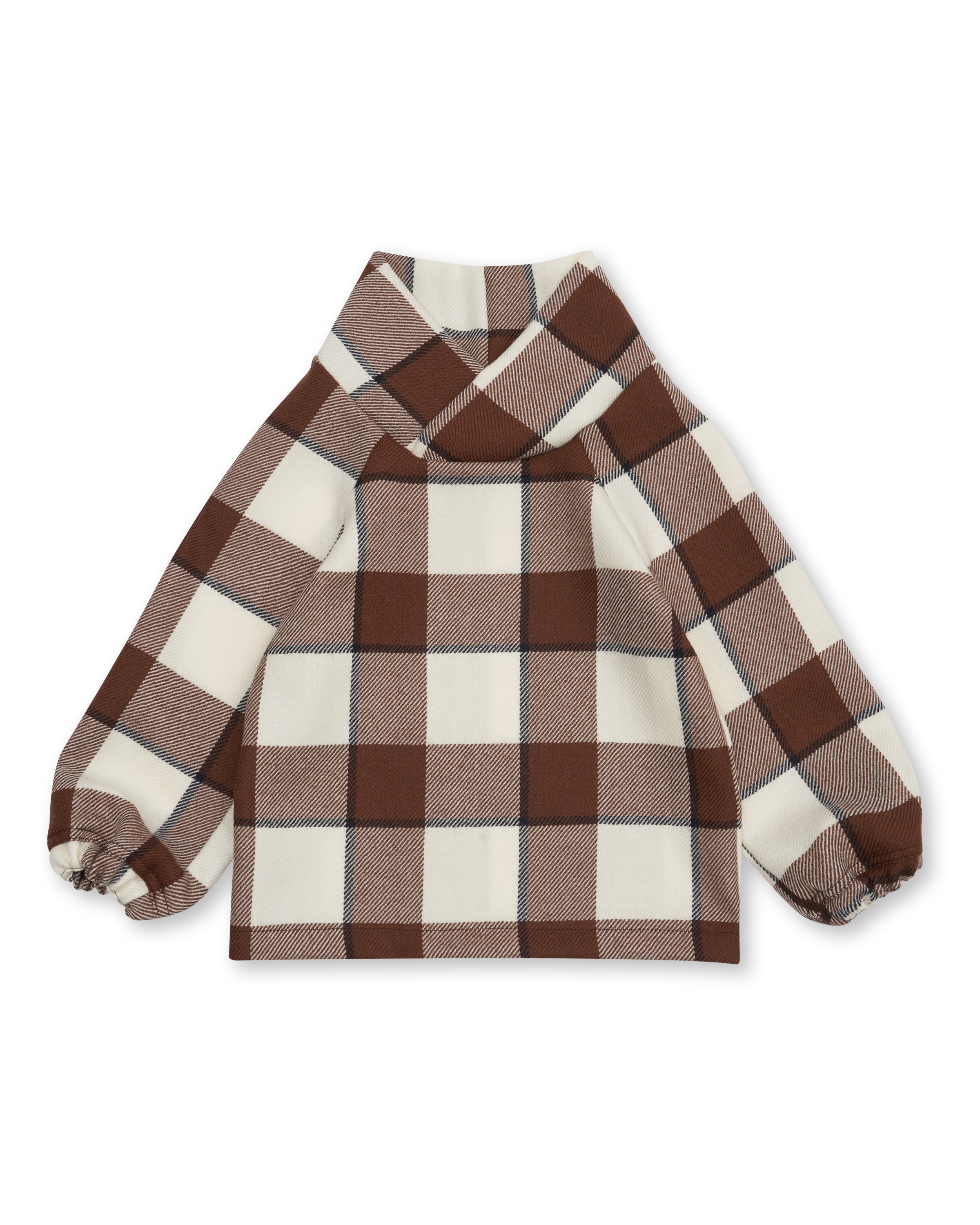 Boys' Designer Jumper, 100% Wool, Brown Check, ages 1 to 6.Boys' Designer Jumper, 100% Wool, Brown Check, ages 1 to 6.