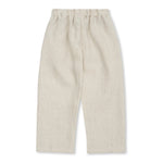 Boys' Designer Pants, Natural Colour, linen, ages 1 to 6.