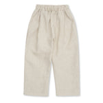 Boys' Designer Pants, Natural Colour, linen, ages 1 to 6.