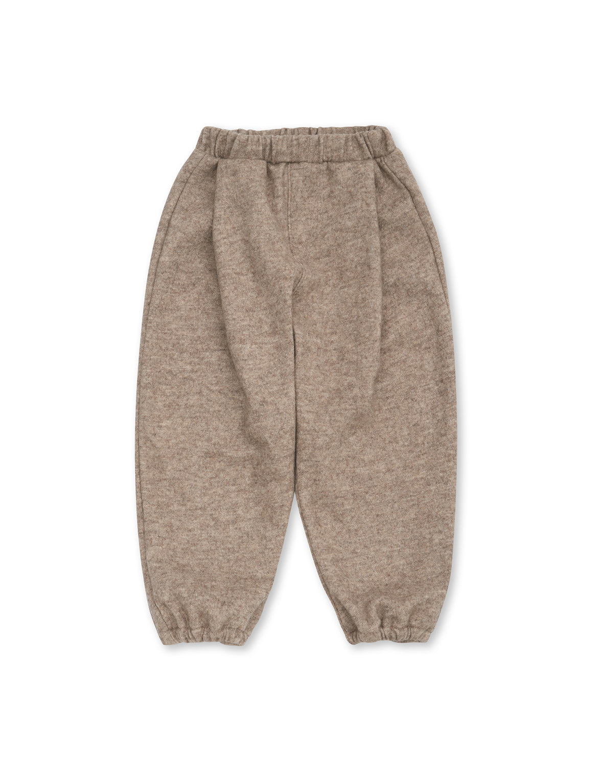 Boys' Designer Pants, oatmeal, wool/polyester blend, ages 1 to 6.